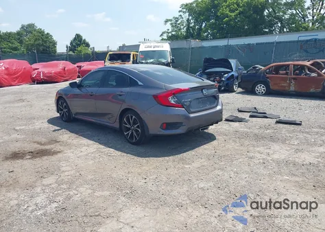 2019 Honda Civic Sport from USA, damaged, VIN 2HGFC2F89KH595697
